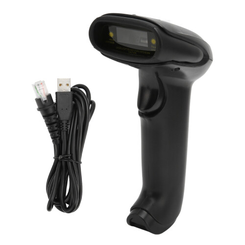 1D Barcode Scanner Schwarz USB Kabelgebunden