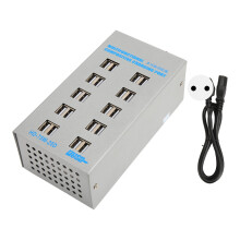 (EU Plug) 75W 20-Port USB-Ladehub EU-Stecker