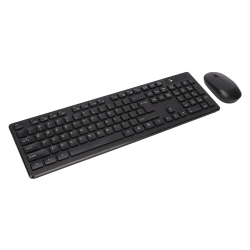 Wireless Keyboard Mouse Combo 2.4G Waterproof 104 Keys ABS 1600dpi 2