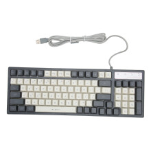 Gaming-Tastatur RGB LED mechanisch wasserdicht 96 Tasten USB