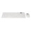 Wireless Keyboard Mouse Combo 2.4G Ultra Thin 1600dpi 78 Keys 3