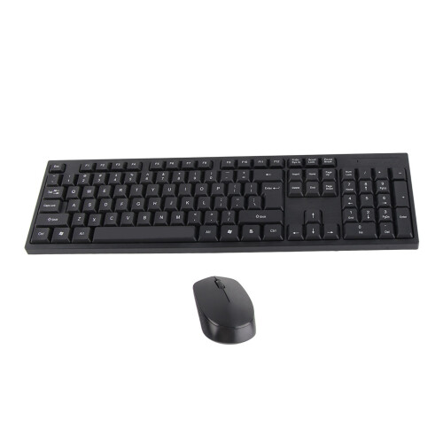 Wireless 2.4G Keyboard Mouse Combo 1600 DPI Ergonomic Gaming Set