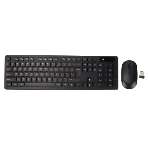 Wireless Keyboard Mouse Combo 2.4G Waterproof 104 Keys ABS 1600dpi
