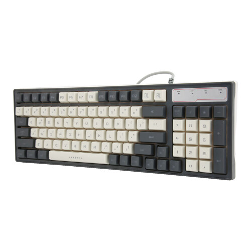 Gaming Keyboard RGB LED Backlight Mechanical Waterproof 96 Keys USB 1