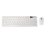 Wireless Keyboard Mouse Combo 2.4G Ultra Thin 1600dpi 78 Keys 2