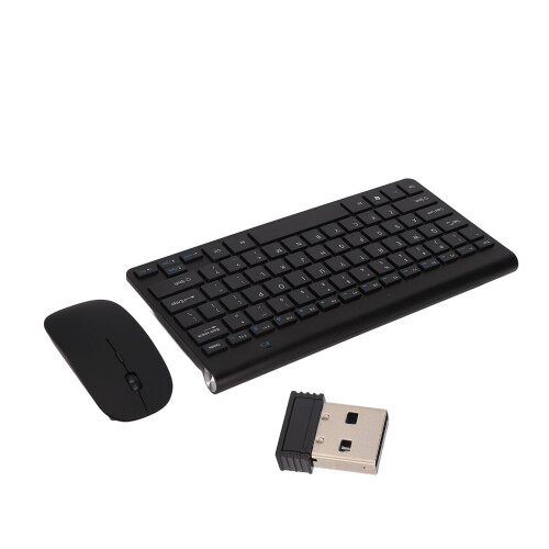 2.4G Wireless Keyboard Mouse Combo 78 Keys UV Printing Mute