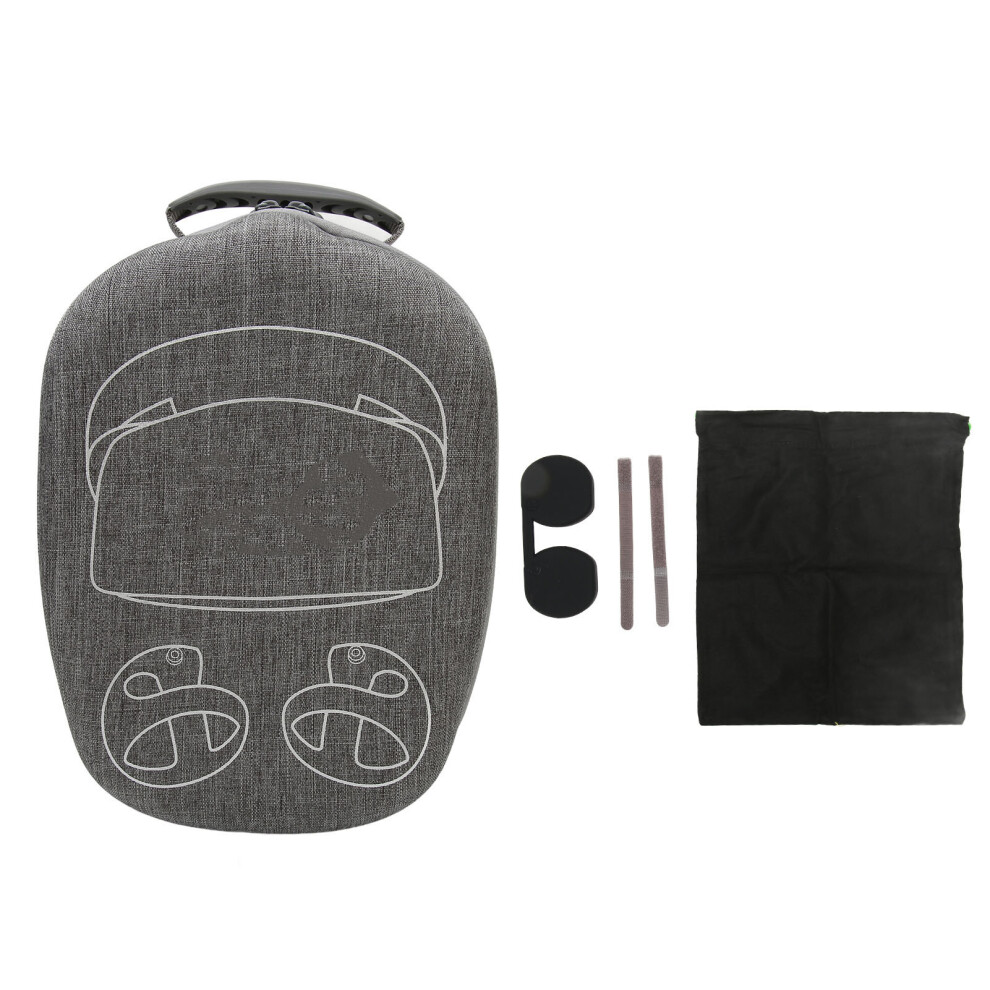Vr Headset Travel Case Eva For Ps Vr2 With Lens Protector Gray 609610544142