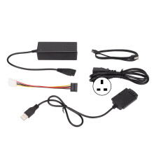 (US Plug) SATA/PATA/IDE zu USB 2.0 Adapter für 2,5"/3,5" HDD mit Netzteil