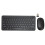 (White) 2.4G Wireless Keyboard Mouse Combo 78 Key Retro Black 1