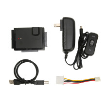 (US Plug) IDE SATA Adapterkabel 480Mbps 5000GB externe HDD 110-240V US