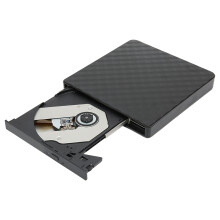 (Black) Ultradünnes externes DVD-Laufwerk USB3.0 für Laptop