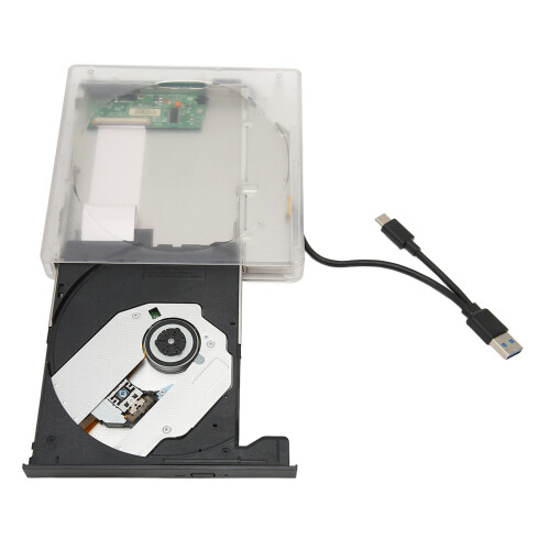 Externe DVD-Laufwerk USB 3.0 Type C transparent, leise 2