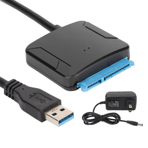 (EU Plug) SATA-zu-USB Adapter für 2,5/3,5 Zoll HDD