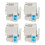 50pcs RJ11 90 Punch Down Voice Module Durable Corrosion Resistant 4