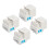 50pcs RJ11 90 Punch Down Voice Module Durable Corrosion Resistant 3