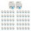 50pcs RJ11 90 Punch Down Voice Module Durable Corrosion Resistant 1