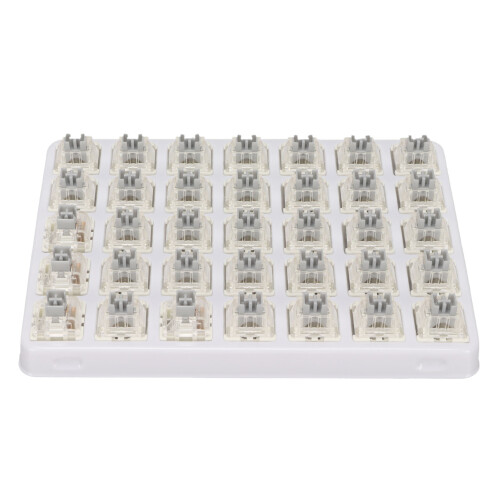 (Single Spring) 35 Pcs 3 Pin RGB SMD Linear Dustproof Preoiled Keyboard Switch Gaming