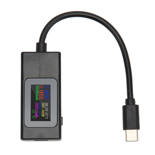 Professional USB C Tester 4-30V 0-6.5A Bidirectional Power Meter