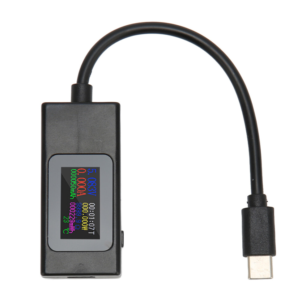 Professional USB C Tester 4-30V 0-6.5A Bidirectional Power Meter