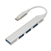 4 in 1 USB C Hub 5Gbps Multiport Adapter for U Disk Mouse Keyboard