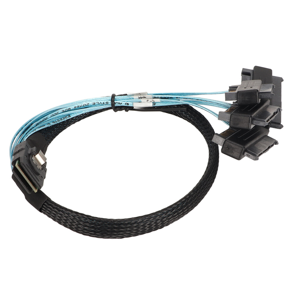 (1 Meter / 3.3Ft) Mini Sas Sff8087 To 8482 4 Sata Adapter 1M / 3.3Ft 609610550693