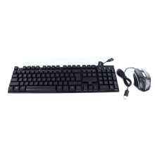 Mechanical Keyboard Wired Mouse Set Ergonomic Gaming Windows