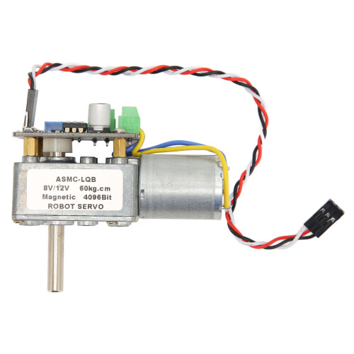 360 Degree Encoder Robot Servo High Power 60Kg Worm Gear 2