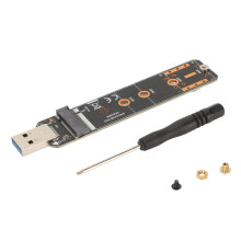 (Black) NVMe to USB Adapter 10Gbps USB 3.2 Gen 2 M.2 NVME Black