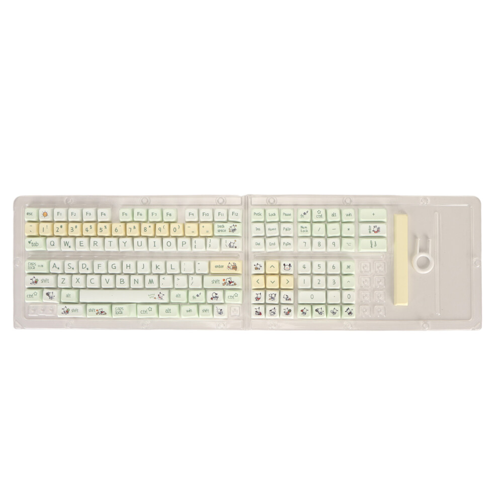 Mechanical Keyboard Keycaps 135 Key Transparent Pbt Universal 61-108 609610530213