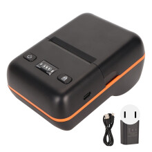 (US Plug) 58mm Thermal Printer BT 4.2 50-80mm/s 203DPI Type C Auto Sleep