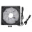 (Reverse Black) ARGB 140x140x25mm Synchronized Light PC Case Fan Quiet Cooling 1