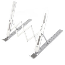 Verstellbarer Laptop-Ständer aus Aluminium, rutschfest, für 17,3"