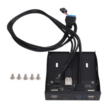 USB3.2 GEN1 Typ-C-Hub 4 Ports 5Gbps 3,5-Zoll-Floppy-Panel