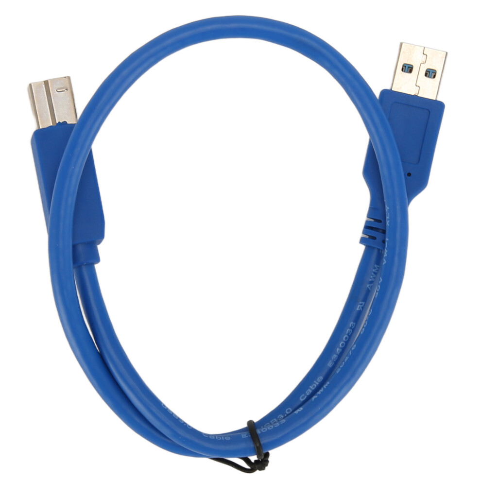 Usb3.0 A To B Male 1.64Ft 5Gbps High Speed Printer Scanner Cord 609610533832