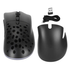 Wireless Mouse Dual Mode RGB Backlit Adjustable DPI Gaming