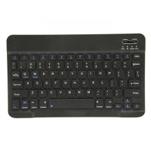 (Black) 10 Zoll kabellose Tastatur Bluetooth für iOS Tablet