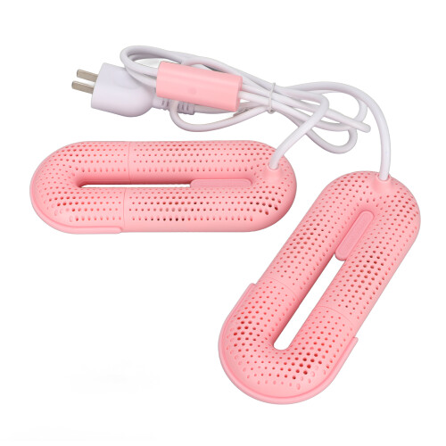 Elektrischer Schuhtrockner 3-Stufen-Timer schnell tragbar rosa 2
