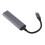 USB C Hub 5-in-1 Multiport Adapter with Headphone USB3.1 USB2.0 PD 4