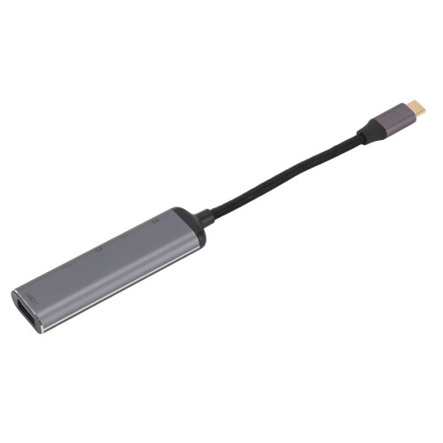 USB C Hub 5-in-1 Multiport Adapter with Headphone USB3.1 USB2.0 PD 2