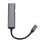 USB C Hub 5-in-1 Multiport Adapter with Headphone USB3.1 USB2.0 PD 1