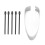 5x Touchscreen Pen Nibs 1.05mm 20mm Universal Kit mit Pinzette 1