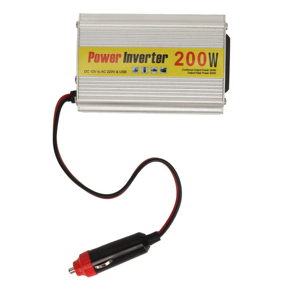 200W Power Inverter Dc 12V To Ac 220V With Usb 609610515494