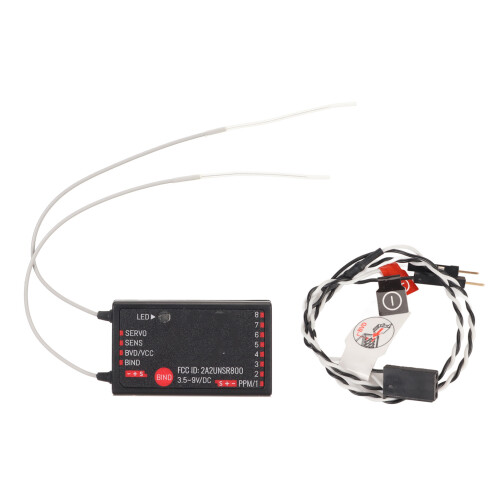 FS SR8 2,4GHz 8-Kanal Empfänger mit Doppelantenne