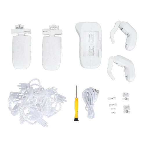 Smart Curtain Opener BT Voice Control Temp Light Sensor Quiet Auto