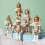 Wooden nutcracker puppet Christmas tree pendant yellow 13cm 1