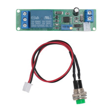 12V Adjustable Delay Timer Relay Switch Module External Button Trigger