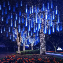 Outdoor LED Solar Meteor Shower Lamp 30CM 8-Piece Set