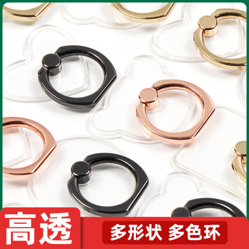 Transparenter Ringverschluss Universal Handy Acrylhalter Rose Gold