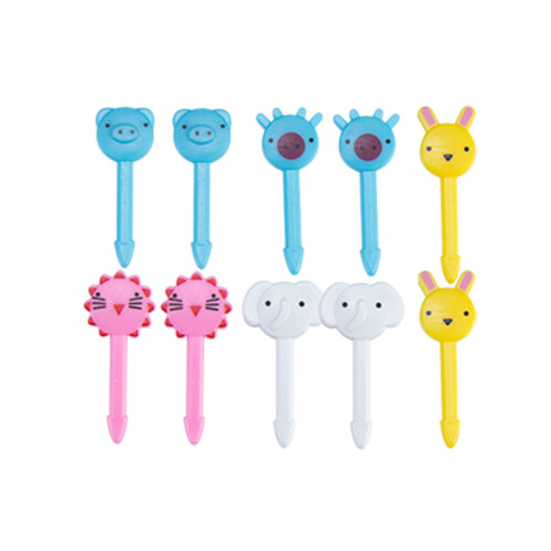 Cartoon fruit fork plastic cute children's mini decoration elephant 2