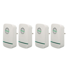 (UK Plug) 4PCS Intelligent Flame Retardant Energy Saver 90-240V UK Plug